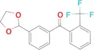 3′-(1,3-dioxolan-2-yl)-2-trifluoromethylbenzophenone