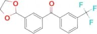 3-(1,3-dioxolan-2-yl)-3′-trifluoromethylbenzophenone