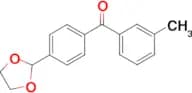 4'-(1,3-dioxolan-2-yl)-3-methylbenzophenone