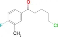 5-chloro-1-(4-fluoro-3-methylphenyl)-1-oxopentane