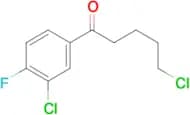 5-Chloro-1-(3-chloro-4-fluorophenyl)-1-oxopentane