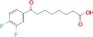 8-(3,4-difluorophenyl)-8-oxooctanoic acid