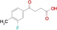 4-(3-Fluoro-4-methylphenyl)-4-oxobutyric acid