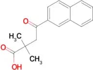 2,2-Dimethyl-4-(2-naphthyl)-4-oxobutyric acid