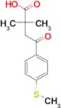 2,2-dimethyl-4-oxo-4-(4-thiomethylphenyl)butryic acid