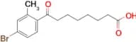 8-(4-bromo-2-methylphenyl)-8-oxooctanoic acid