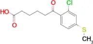 6-[2-Chloro-4-(methylthio)phenyl]-6-oxohexanoic acid