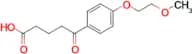 5-[4-(2-Methoxyethoxy)phenyl]-5-oxovaleric acid