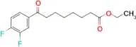 ethyl 8-(3,4-difluorophenyl)-8-oxooctanoate