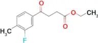 ethyl 4-(3-fluoro-4-methylphenyl)-4-oxobutyrate