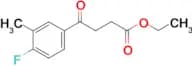 ethyl 4-(4-fluoro-3-methylphenyl)-4-oxobutyrate