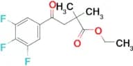 ethyl 2,2-dimethyl-4-oxo-4-(3,4,5-trifluorophenyl)butyrate
