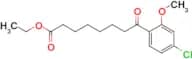 Ethyl 8-(4-Chloro-2-methoxyphenyl)-8-oxooctanoate