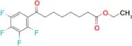 Ethyl 8-(2,3,4,5-tetrafluorophenyl)-8-oxooctanoate
