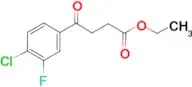 Ethyl 4-(4-Chloro-3-fluorophenyl)-4-oxobutanoate