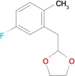 5-Fluoro-2-methyl (1,3-dioxolan-2-ylmethyl)benzene