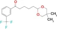 5-(5,5-dimethyl-1,3-dioxan-2-yl)-3′-trifluoromethylvalerophenone