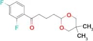 2′,4′-difluoro-4-(5,5-dimethyl-1,3-dioxan-2-yl)butyrophenone