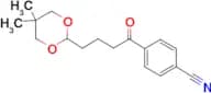 4′-Cyano-4-(5,5-dimethyl-1,3-dioxan-2-yl)butyrophenone