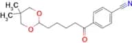 4′-cyano-5-(5,5-dimethyl-1,3-dioxan-2-yl)valerophenone