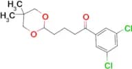 3′,5′-dichloro-4-(5,5-dimethyl-1,3-dioxan-2-yl)butyrophenone