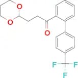 3-(1,3-dioxan-2-yl)-2′-[(4-trifluoromethyl)phenyl]propiophenone