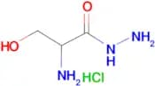 2-Amino-3-hydroxypropanehydrazide hydrochloride