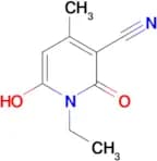 1-Ethyl-6-hydroxy-4-methyl-2-oxo-1,2-dihydropyridine-3-carbonitrile