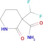 3-(Difluoromethyl)-2-oxopiperidine-3-carboxamide