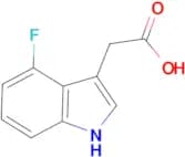 2-(4-Fluoro-1H-indol-3-yl)acetic acid