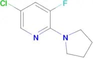5-Chloro-3-fluoro-2-(pyrrolidin-1-yl)pyridine