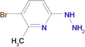 3-Bromo-6-hydrazinyl-2-methylpyridine
