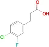 3-(4-Chloro-3-fluorophenyl)propionic acid