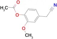 4-(Cyanomethyl)-2-methoxyphenyl acetate