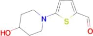 5-(4-Hydroxypiperidin-1-yl)thiophene-2-carbaldehyde