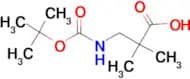 3-((tert-Butoxycarbonyl)amino)-2,2-dimethylpropanoic acid