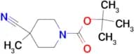 tert-Butyl 4-cyano-4-methylpiperidine-1-carboxylate