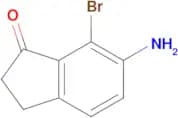 6-Amino-7-bromo-2,3-dihydro-1H-inden-1-one