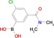 (3-Chloro-5-(dimethylcarbamoyl)phenyl)boronic acid