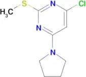 4-Chloro-2-(methylthio)-6-(pyrrolidin-1-yl)pyrimidine