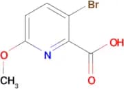 3-Bromo-6-methoxypicolinic acid