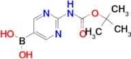 (2-((tert-Butoxycarbonyl)amino)pyrimidin-5-yl)boronic acid