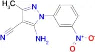 5-Amino-3-methyl-1-(3-nitrophenyl)-1H-pyrazole-4-carbonitrile