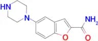 5-(Piperazin-1-yl)benzofuran-2-carboxamide