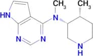 N-Methyl-N-((3R,4R)-4-methylpiperidin-3-yl)-7H-pyrrolo[2,3-d]pyrimidin-4-amine