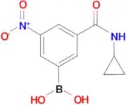 (3-(Cyclopropylcarbamoyl)-5-nitrophenyl)boronic acid