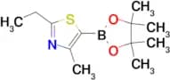 2-Ethyl-4-methyl-5-(4,4,5,5-tetramethyl-1,3,2-dioxaborolan-2-yl)thiazole