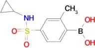 (4-(N-Cyclopropylsulfamoyl)-2-methylphenyl)boronic acid