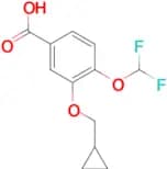 3-Cyclopropylmethoxy-4-difluoromethoxybenzoic acid