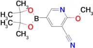 2-Methoxy-5-(4,4,5,5-tetramethyl-1,3,2-dioxaborolan-2-yl)nicotinonitrile